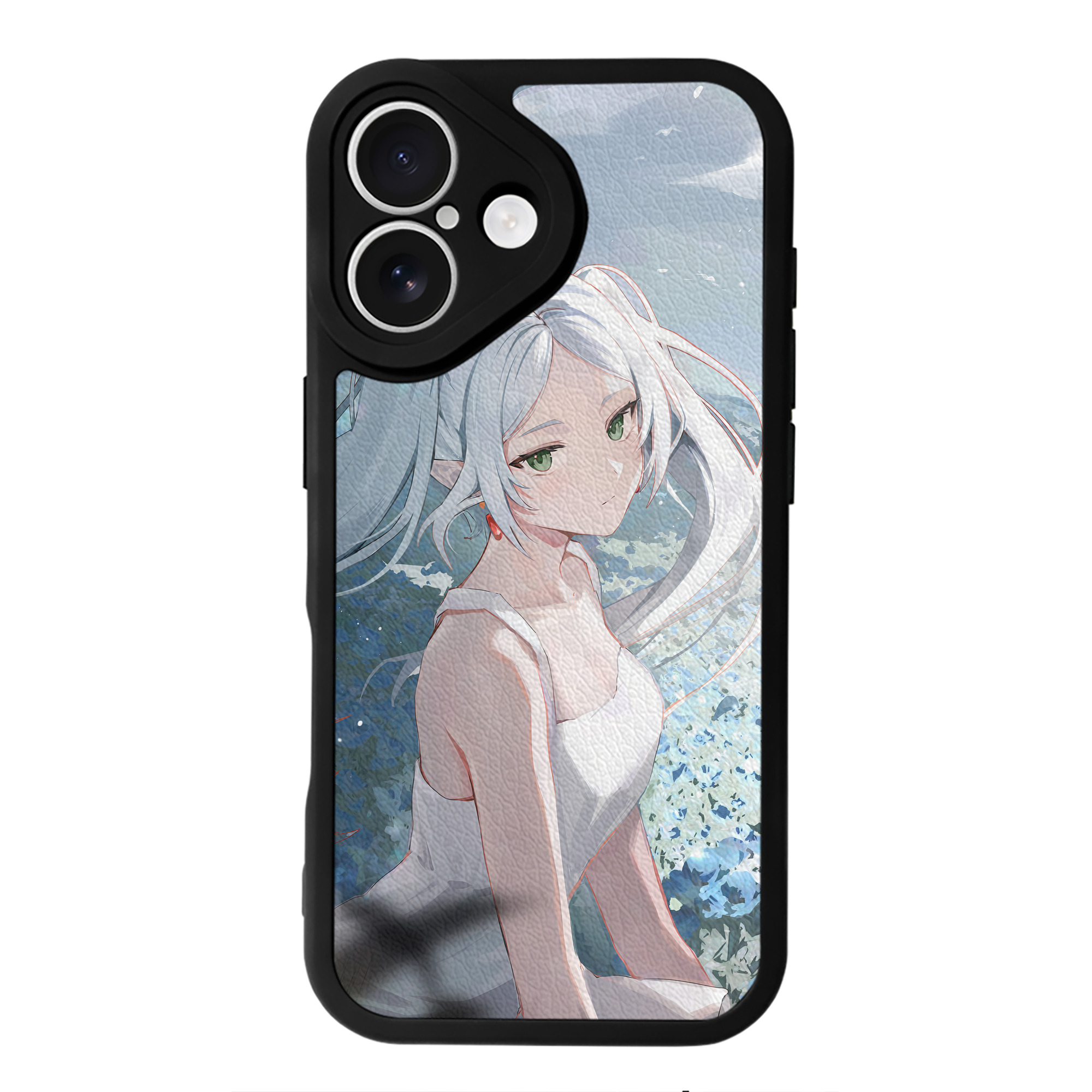 （画像用） 葬送のフリーレン Frieren 【iPhone 16シリーズ対応】シリコンスマホケース（レザー調） 材質：シリコン